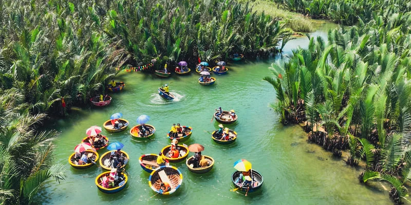 Basket Boats in Hoi An